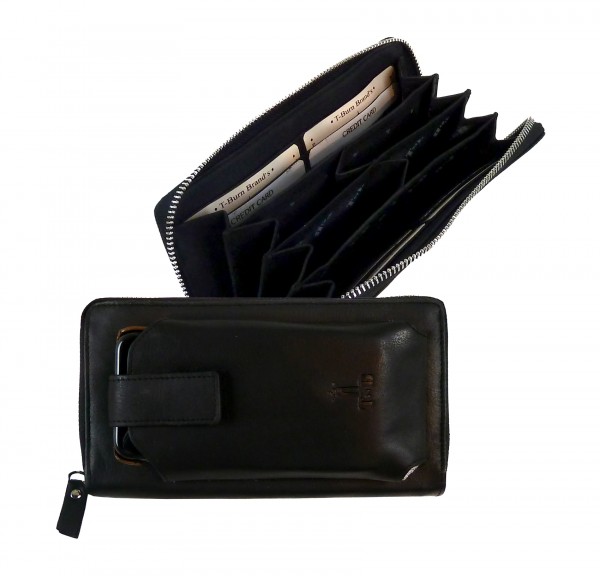 Zip Wallet *CASTER* 20-schwarz/black