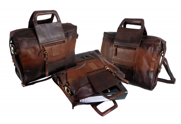 XXL Businessbag *SHADOW* 25-braun/brown