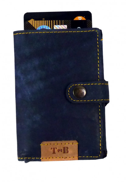 Mini Slimcard - Wallet - Vollrind Farbe 26-Jeans
