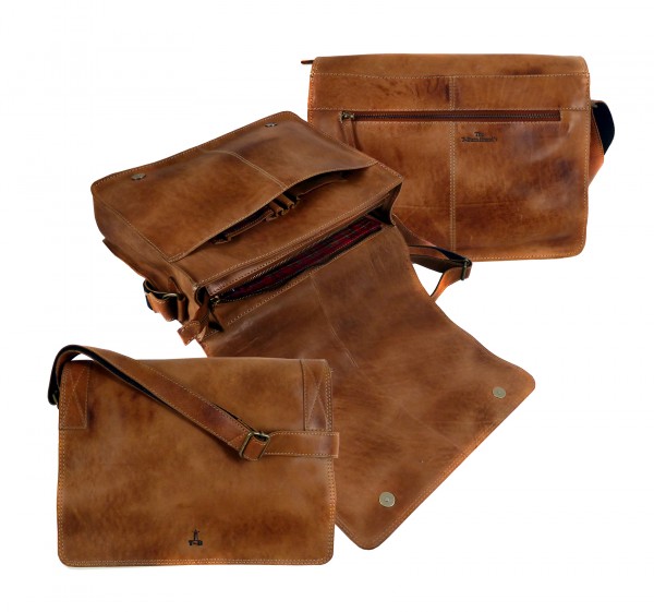 A4 Multibag Unisex "CHEROKEE" 25-braun/brown Fullflap Bag Unisex