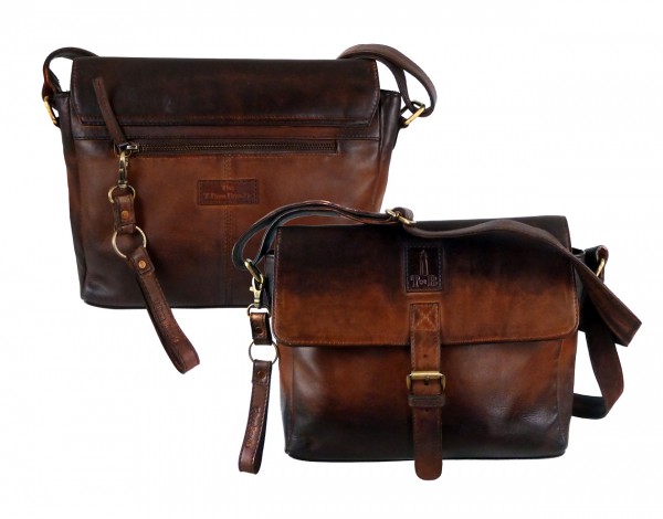 Überschlagtasche Casualbag *SHADOW* 25-braun/brown